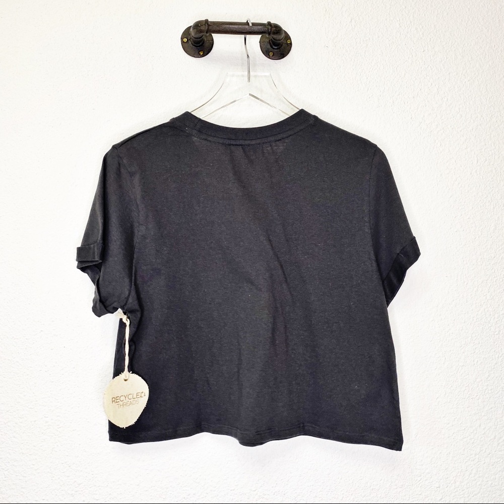 New Recycled Threads Cool People Recycle Crop Tee - Picture 6 of 6